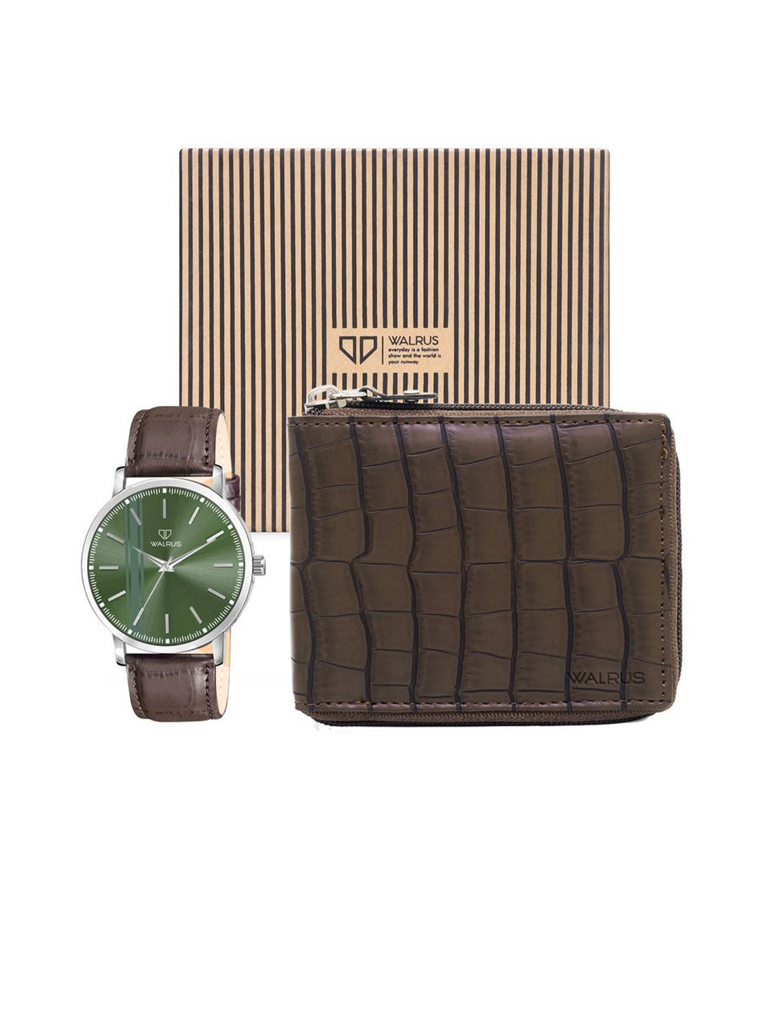 Walrus Men Accessory Gift Set of Watch and Wallet