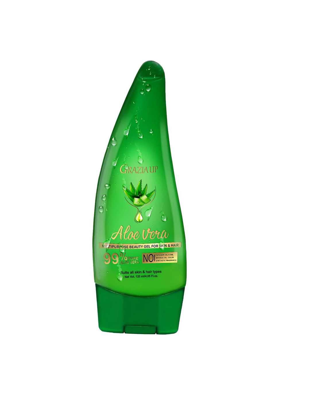 GRAZIA UP 99% Pure Aloe Vera Multi Purpose Beauty Gel - 100ml