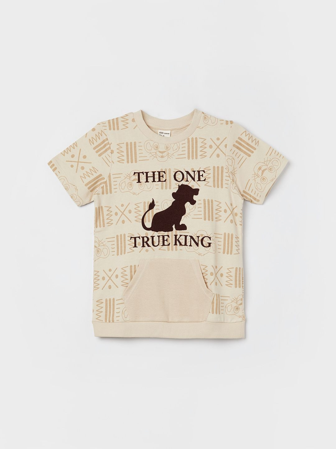 Fame Forever by Lifestyle Boys Lion King Printed Cotton T-shirt