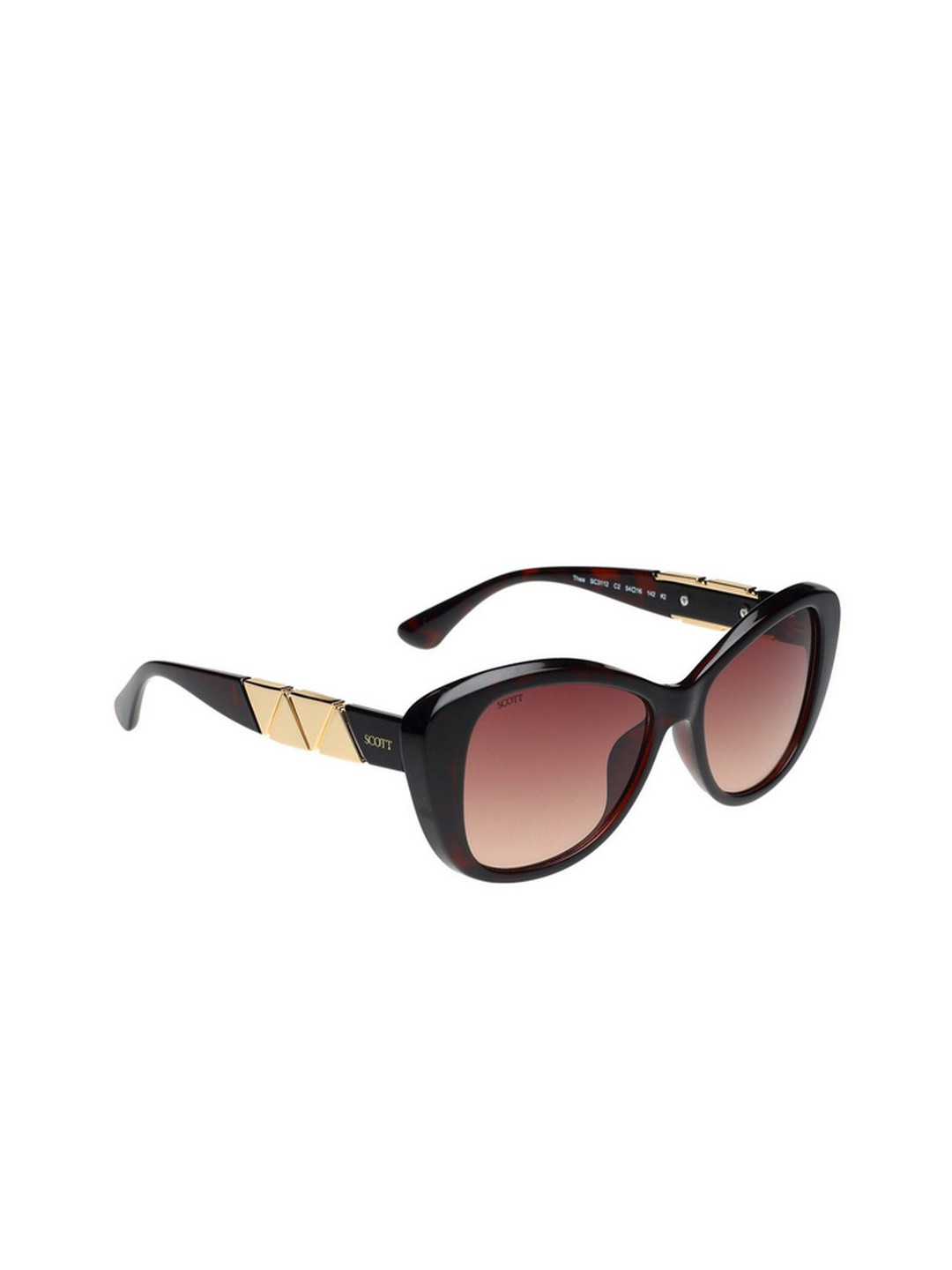 SCOTT Women Cateye Sunglasses with UV Protected Lens Scott 3112 Thea C2 54