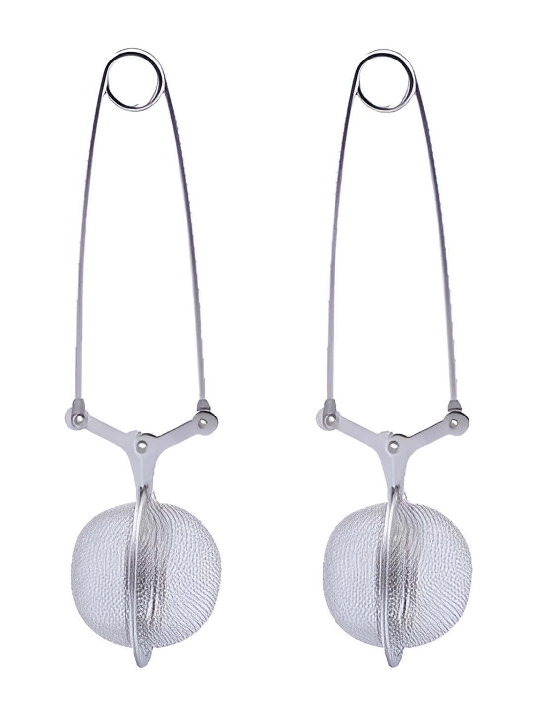NATURALLY YOURS Silver-Toned Steel Sieve Strainer
