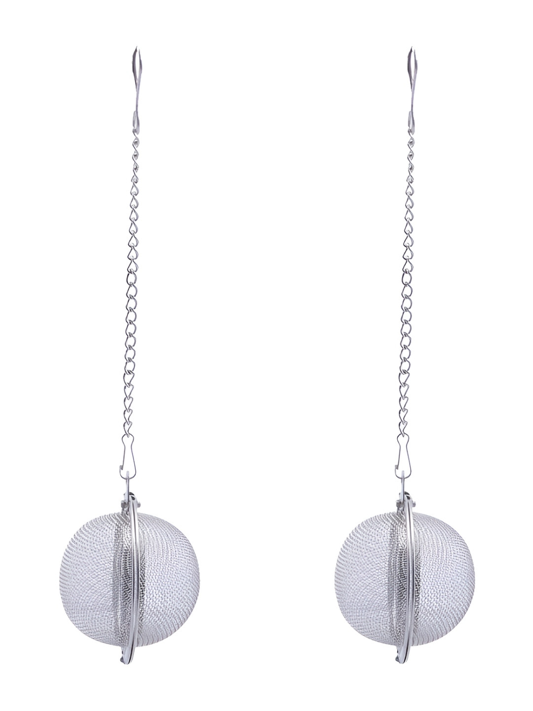NATURALLY YOURS Set of 2 Stainless Steel Tea Ball
