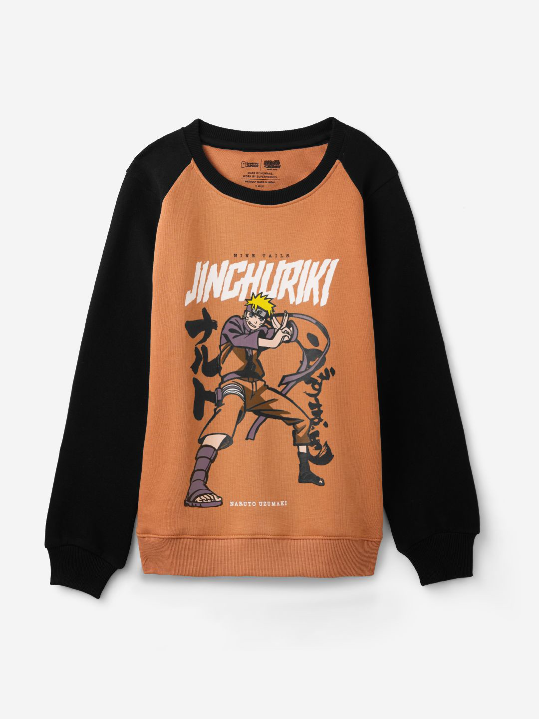 The Souled Store Boys Naruto Jinchuriki Printed Sweatshirt