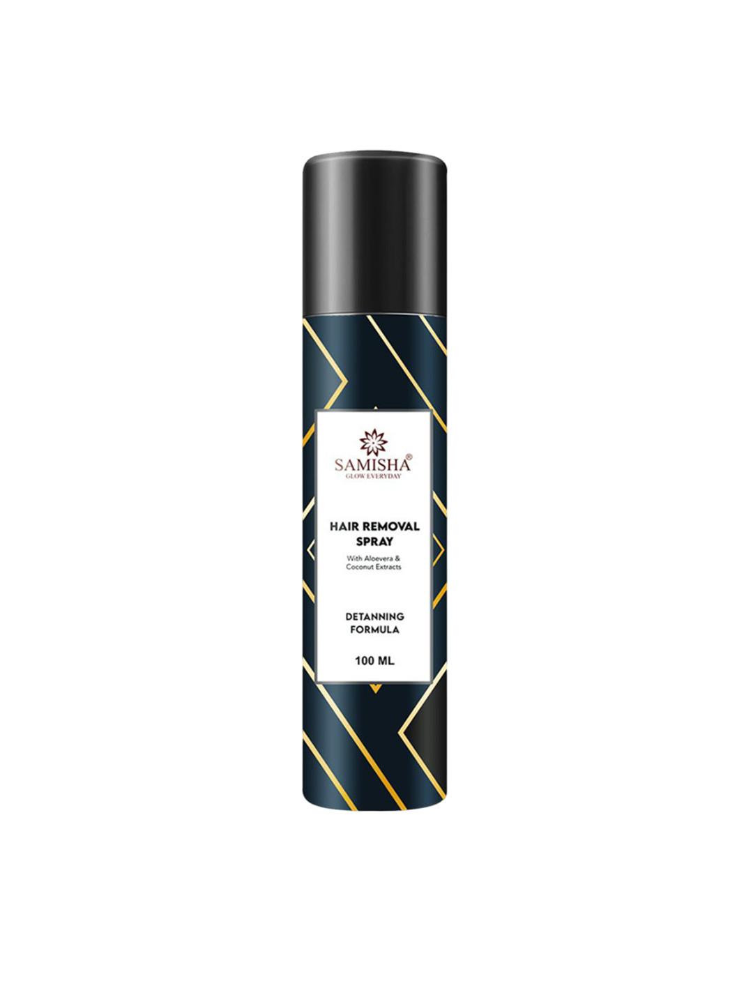 SAMISHA De-Tan Formula Hair Removal Cream Spray with Peppermint Oil & Vitamin E - 100 ml