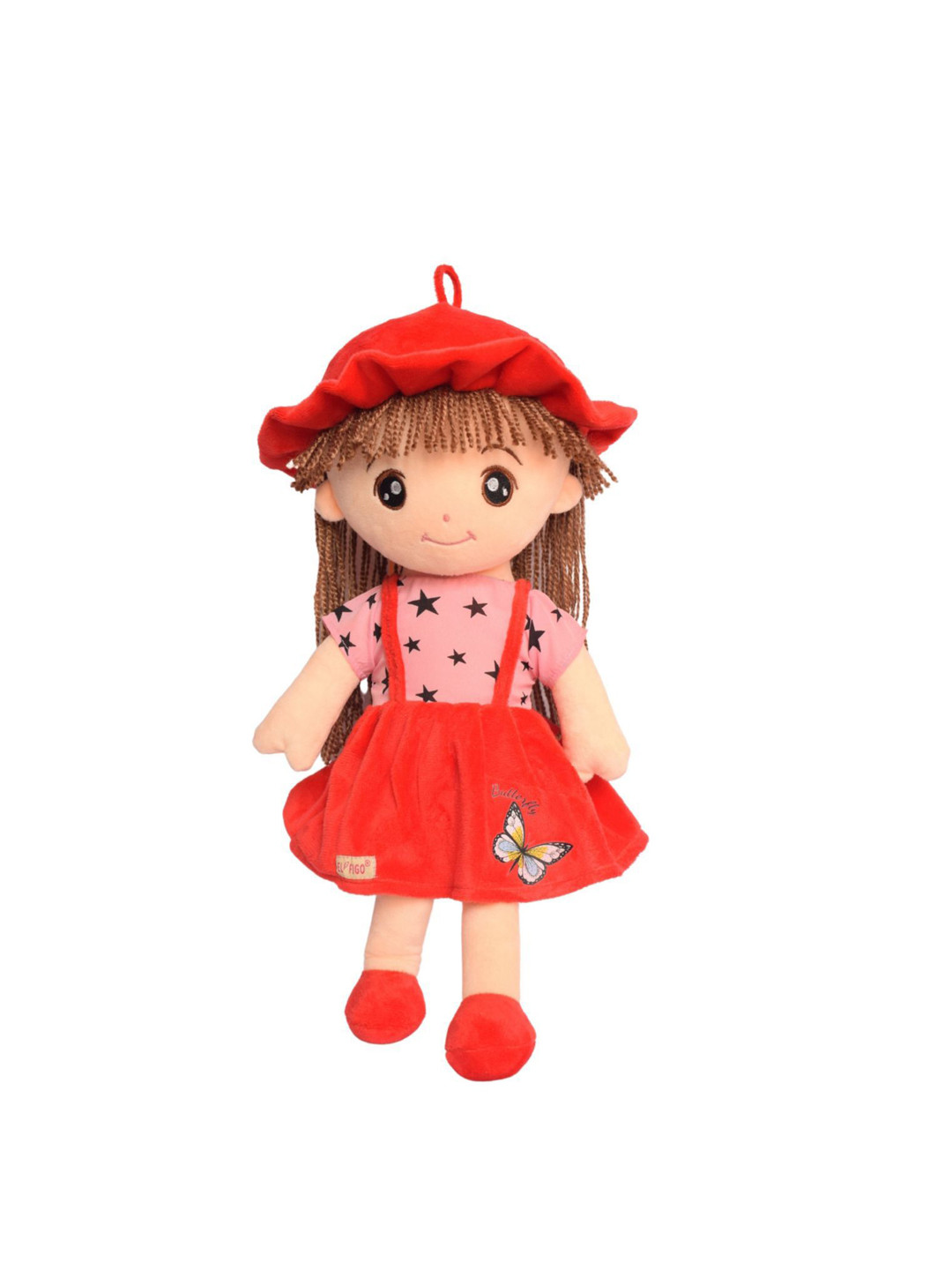EL FIGO Girls Polyfill Filled Non-Allergic Doll Soft Toy and Doll