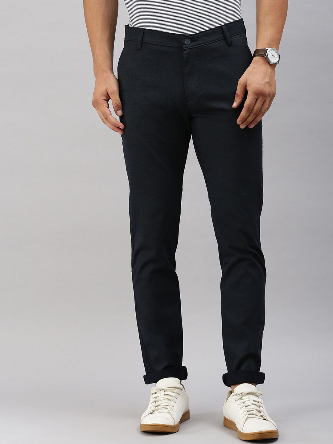 Classic Polo Men Moderate Fit Cotton Trousers