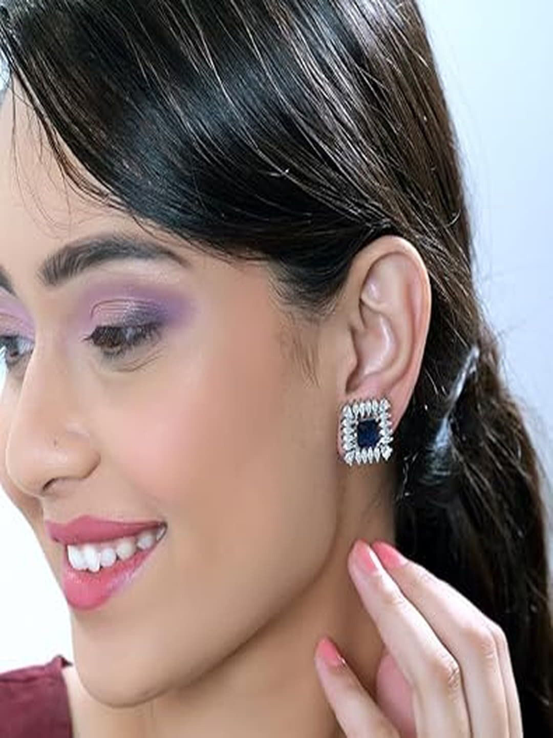 Tied Roots Square Hoop Earrings