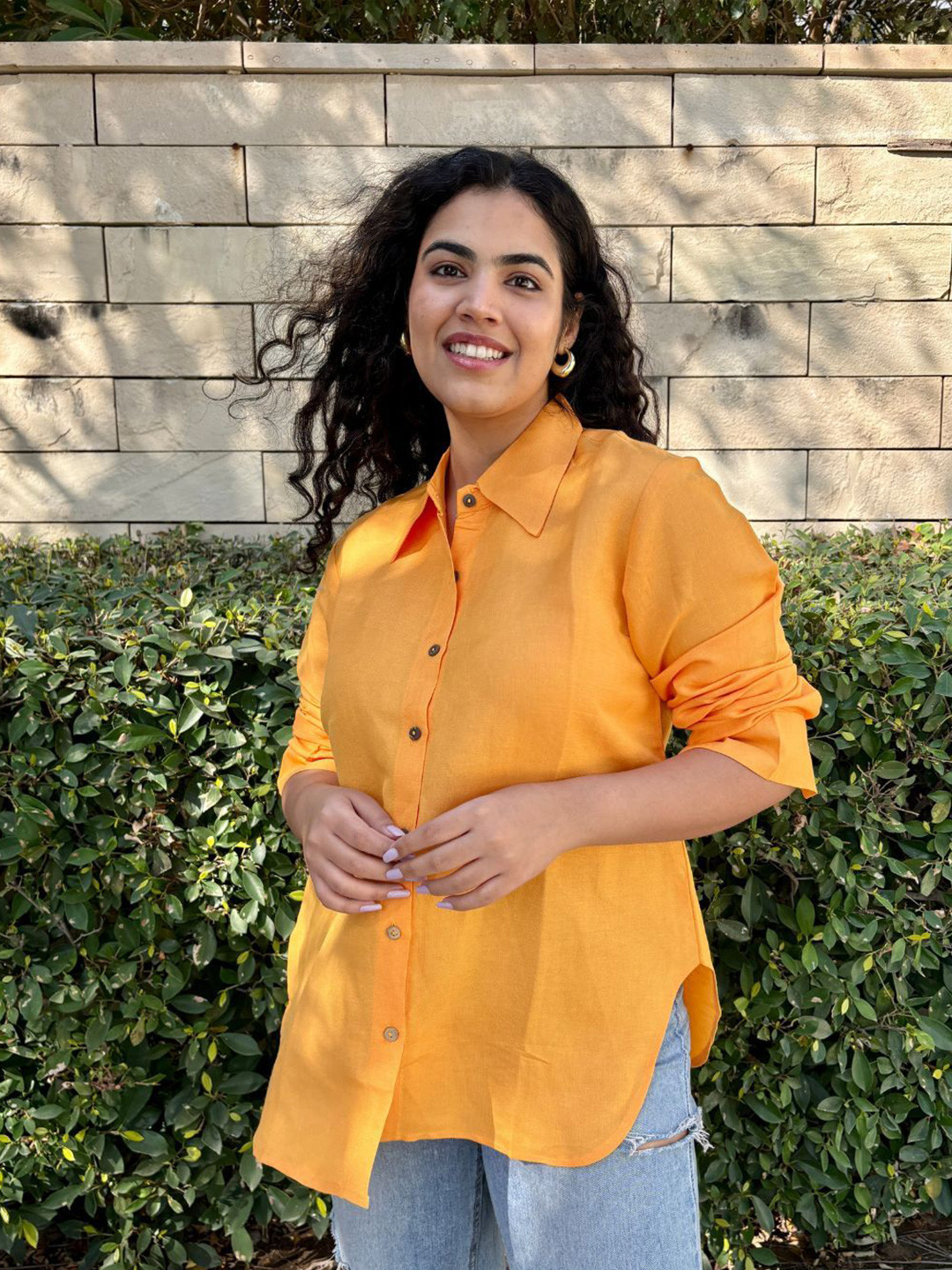 Minimul 100% Linen Solid Shirt