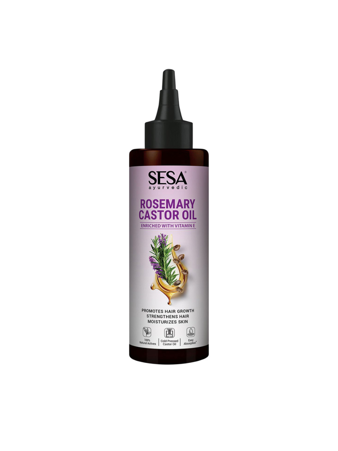 Sesa Ayurvedic Rosemary Castor Oil Enriched With Vitamin E - 200ml