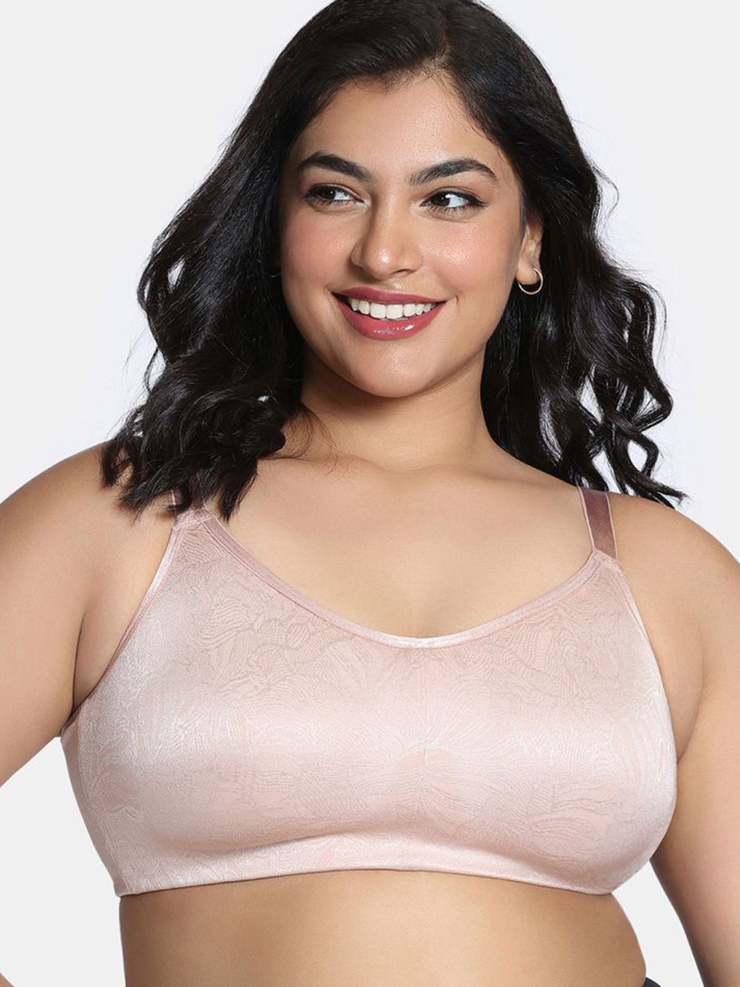 Zivame Women Plus Size Minimizer Full Coverage Seamless Bra