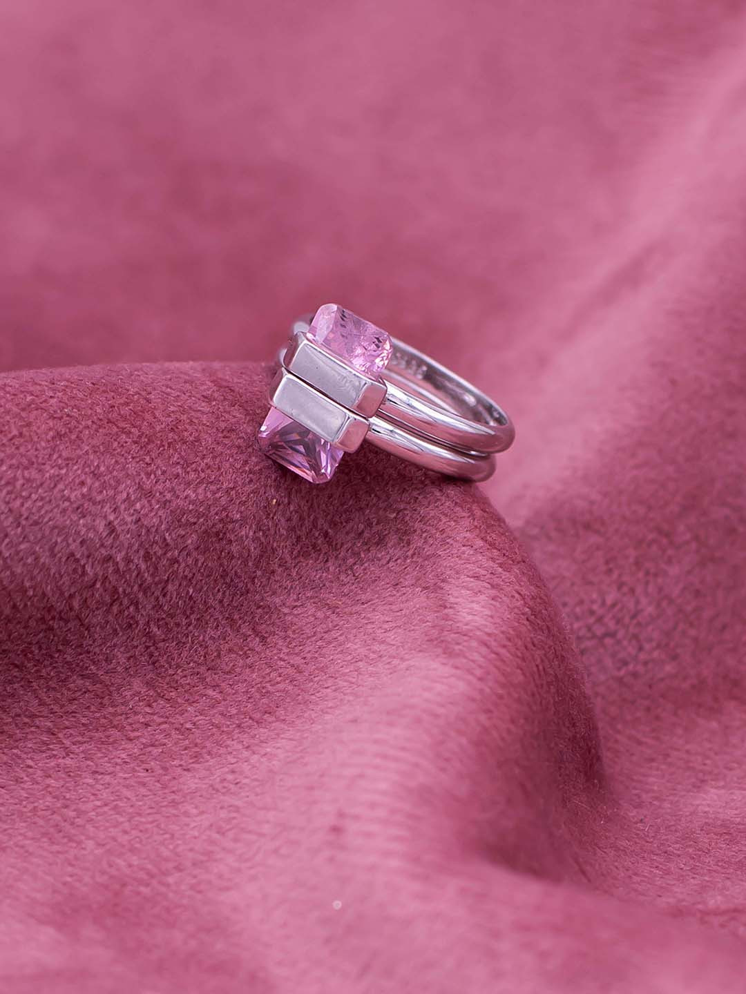 SILMORA Platinum-Plated FingerRing