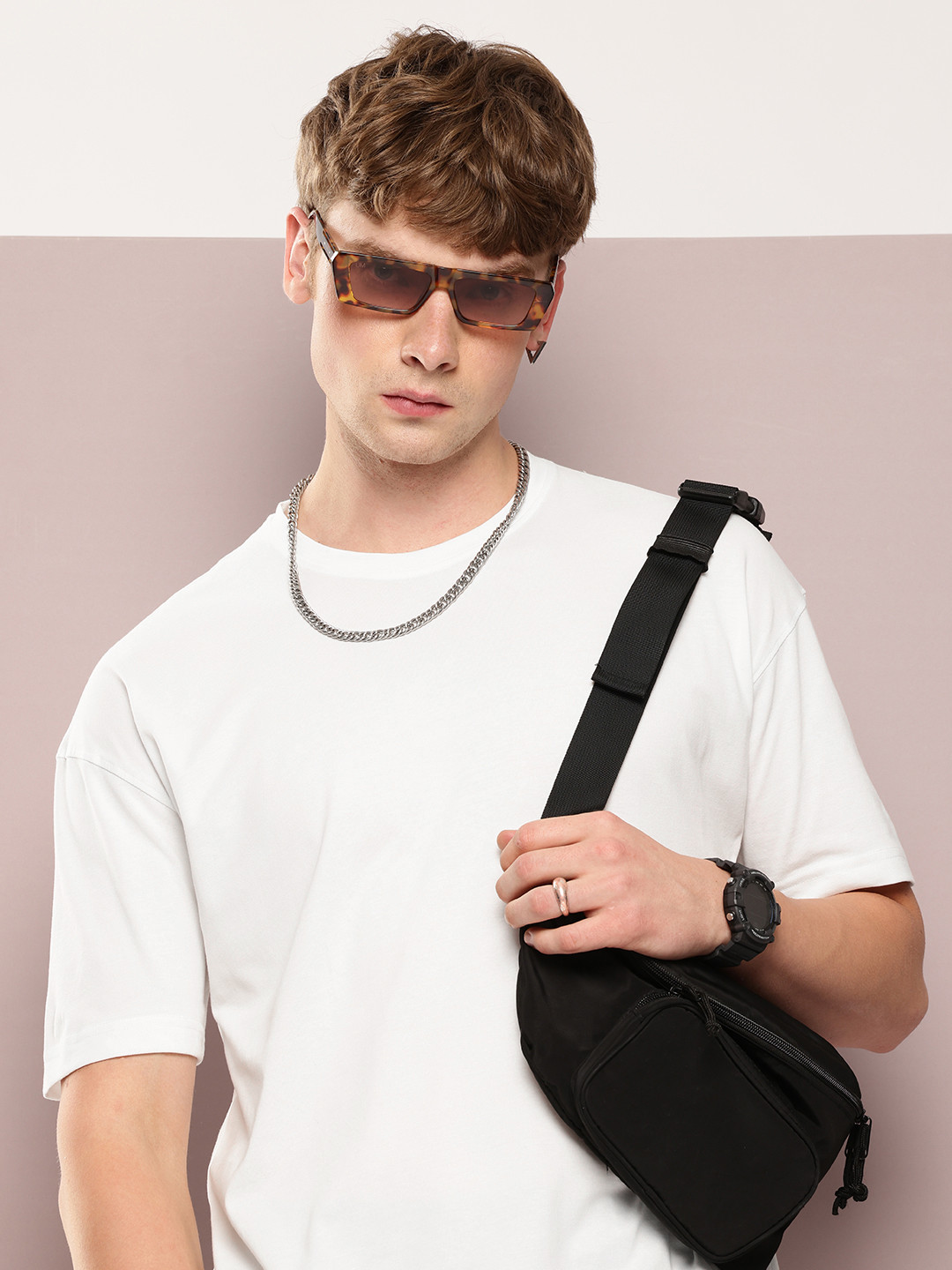 Kook N Keech Drop-Shoulder Sleeves Pure Cotton Oversized T-shirt