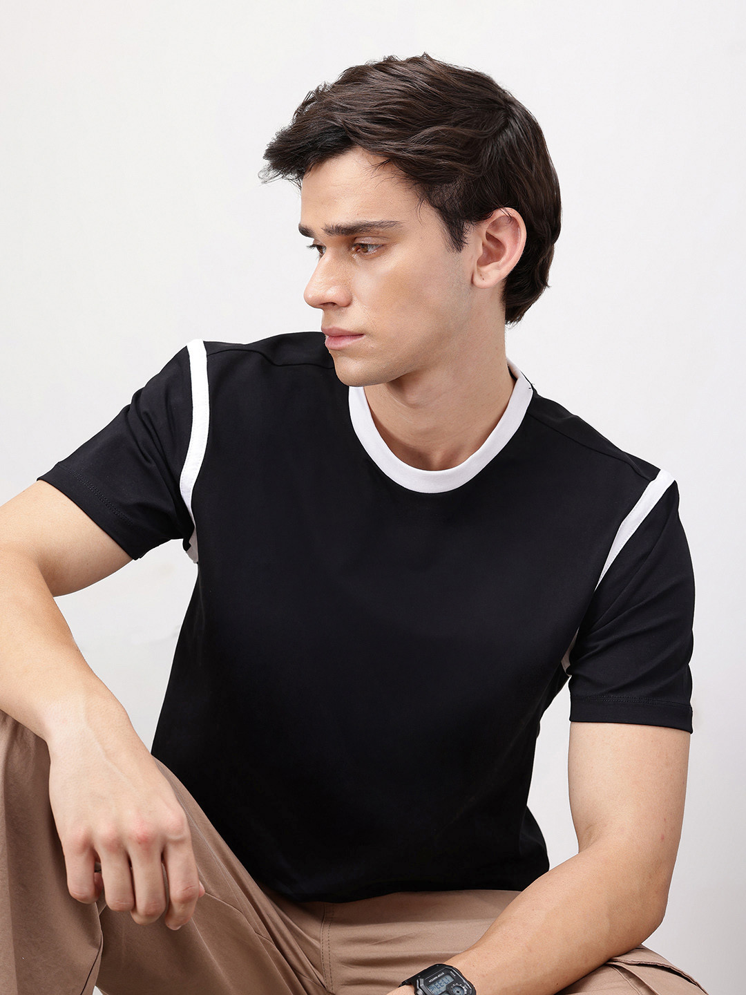 ether 365 Essentials Contrast Trim T-shirt