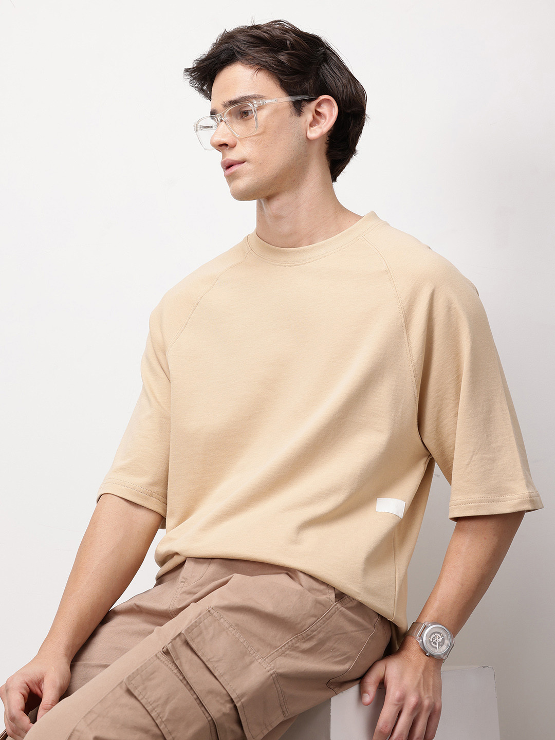 ether 365 Essentials Organic Cotton Oversize Fit T-shirt