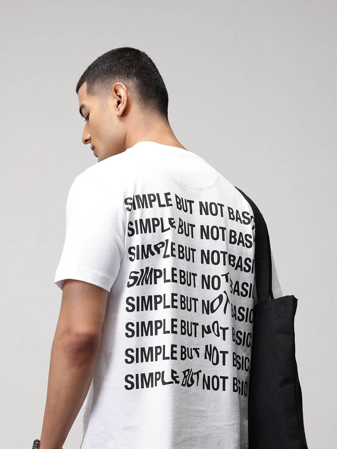 ether Shaman Printed Drop-Shoulder Sleeves Organic Cotton T-shirt