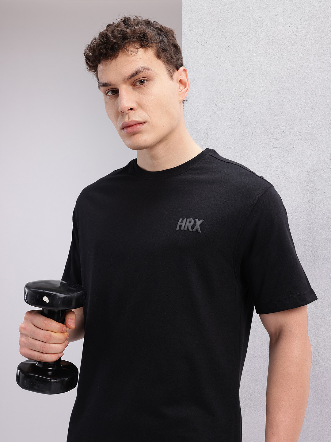 HRX by Hrithik Roshan Men Typography Puff Printed Training T-shirt