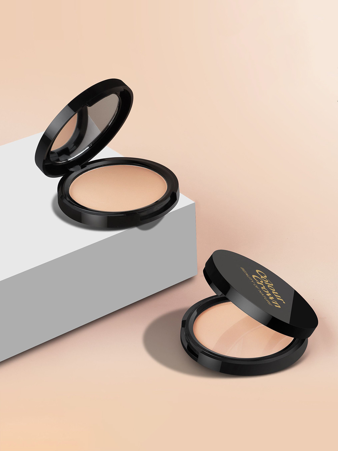 CROWN Longwear Mattifying Compact-CP-2 Peachy Nude