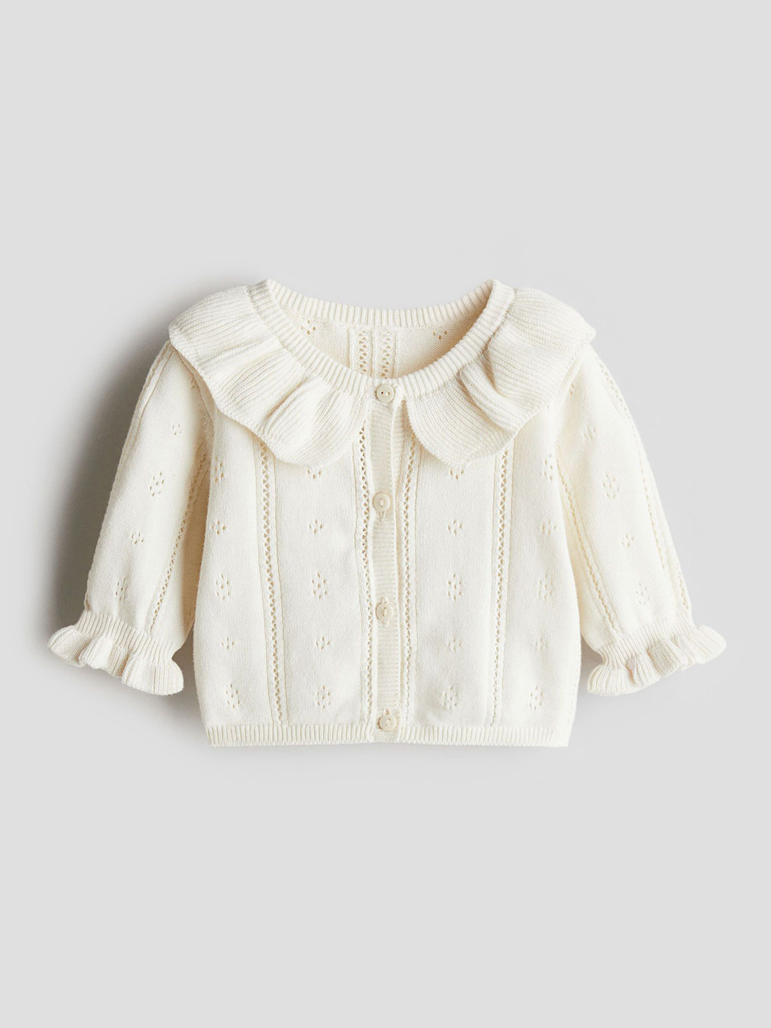 H&M Pointelle-Knit Cardigan