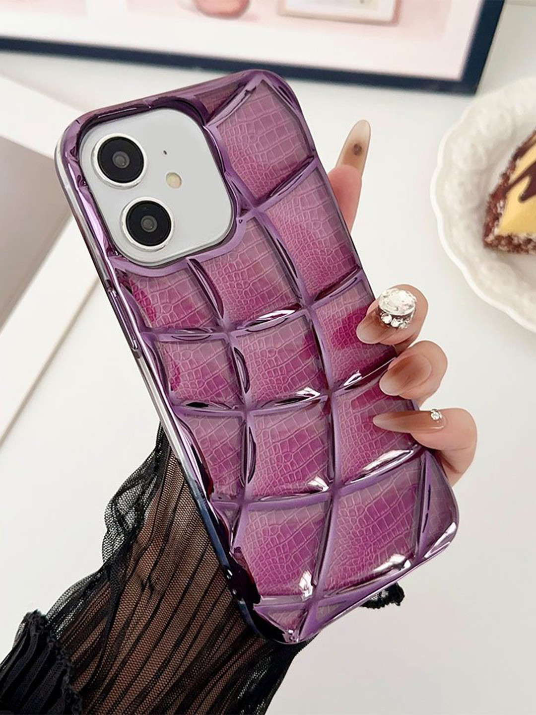 Luxury Kase LK143 Electroplated iPhone 12 Back Case