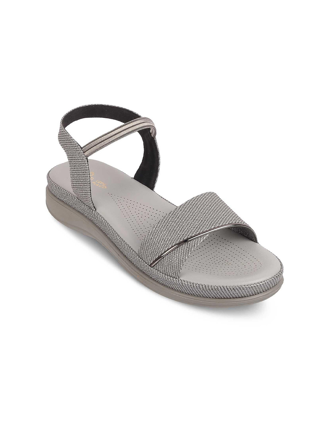 Tresmode The Linz Grey Women'S Casual Wedge Sandals