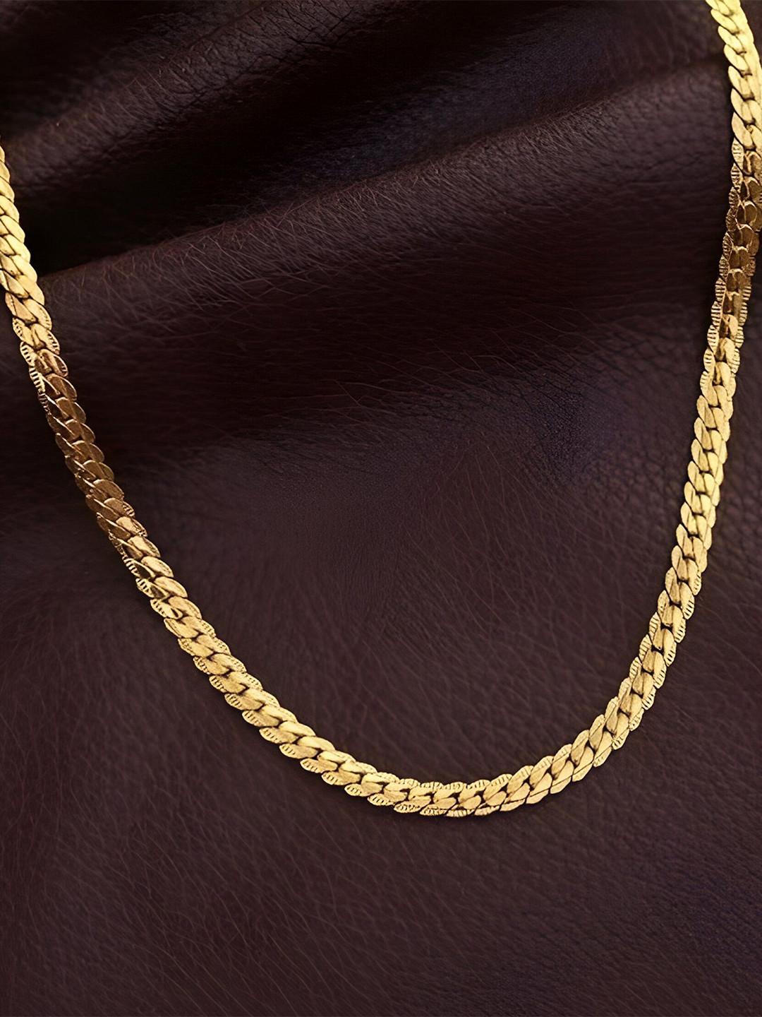 Minprice Unisex Gold-Plated Anti-Tarnish Chain