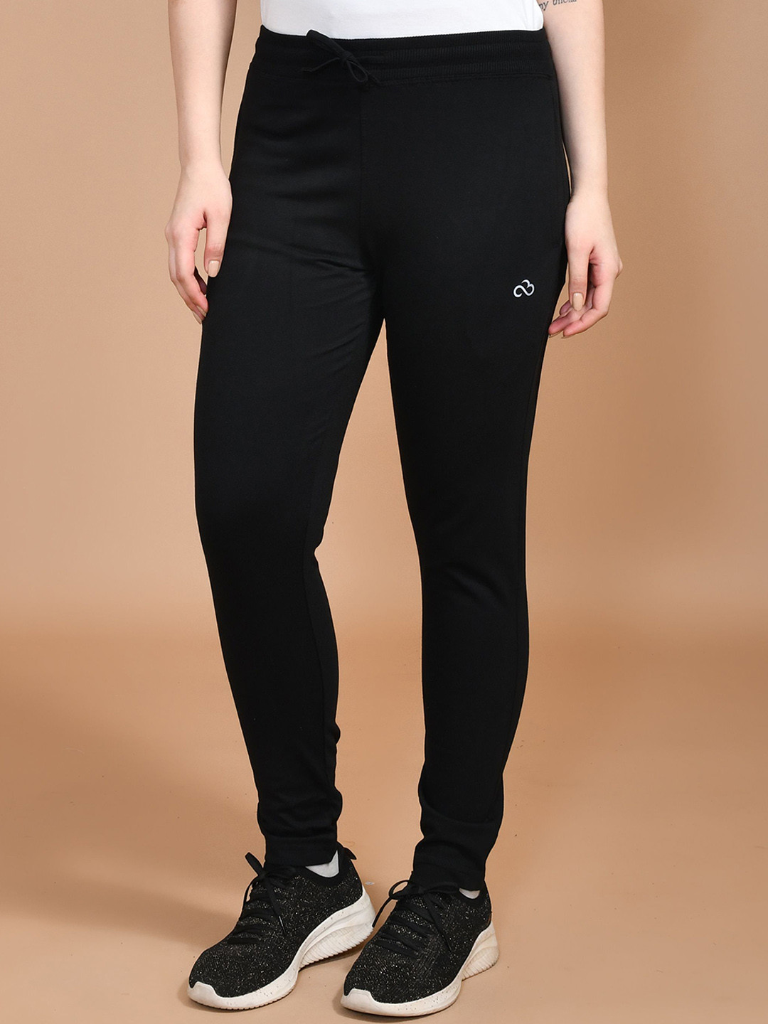 SKYKNIT Women Regular Fit Mid Rise Cotton Track Pants
