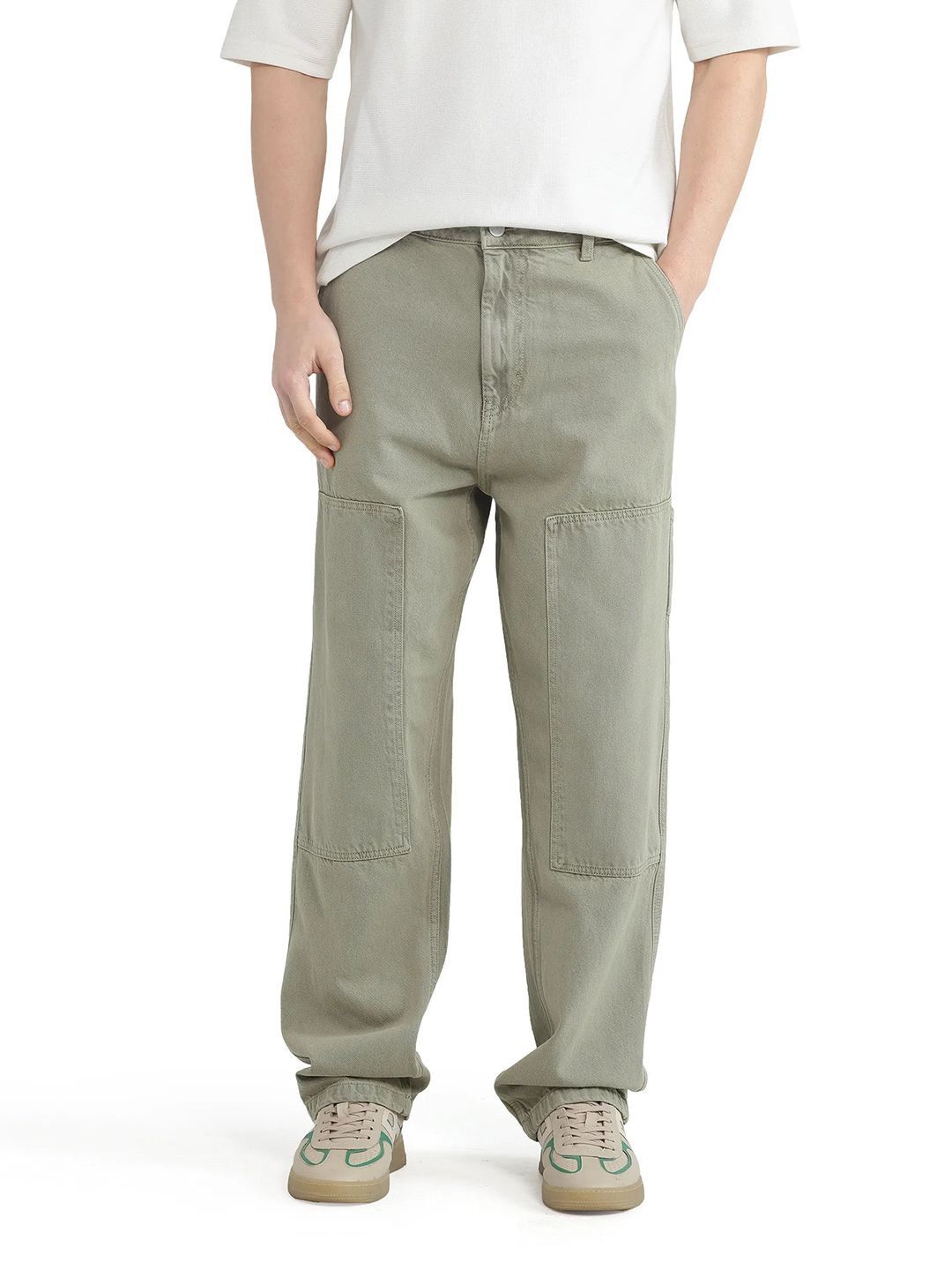 RARE RABBIT Men KLOP PASTEL GREEN Jeans