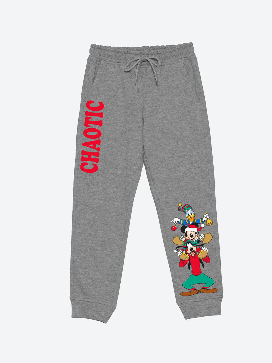 YK Disney Boys Graphics Printed Mid Rise Joggers