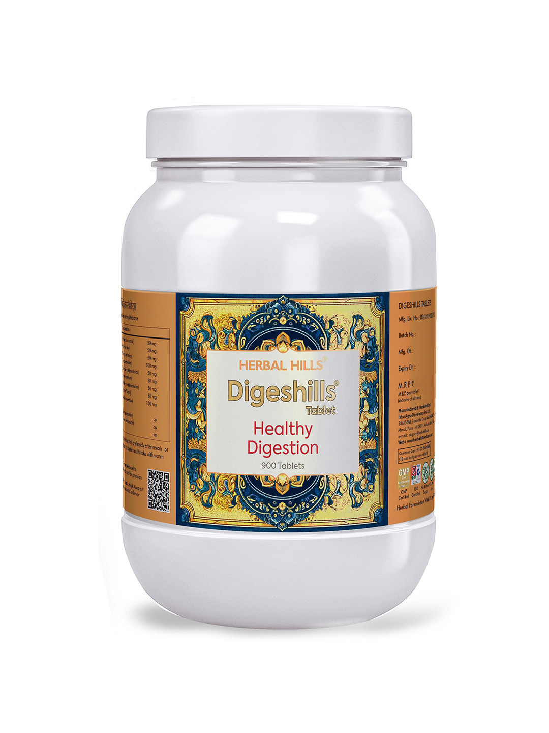 Herbal Hills Digeshills Tablets - 900 N