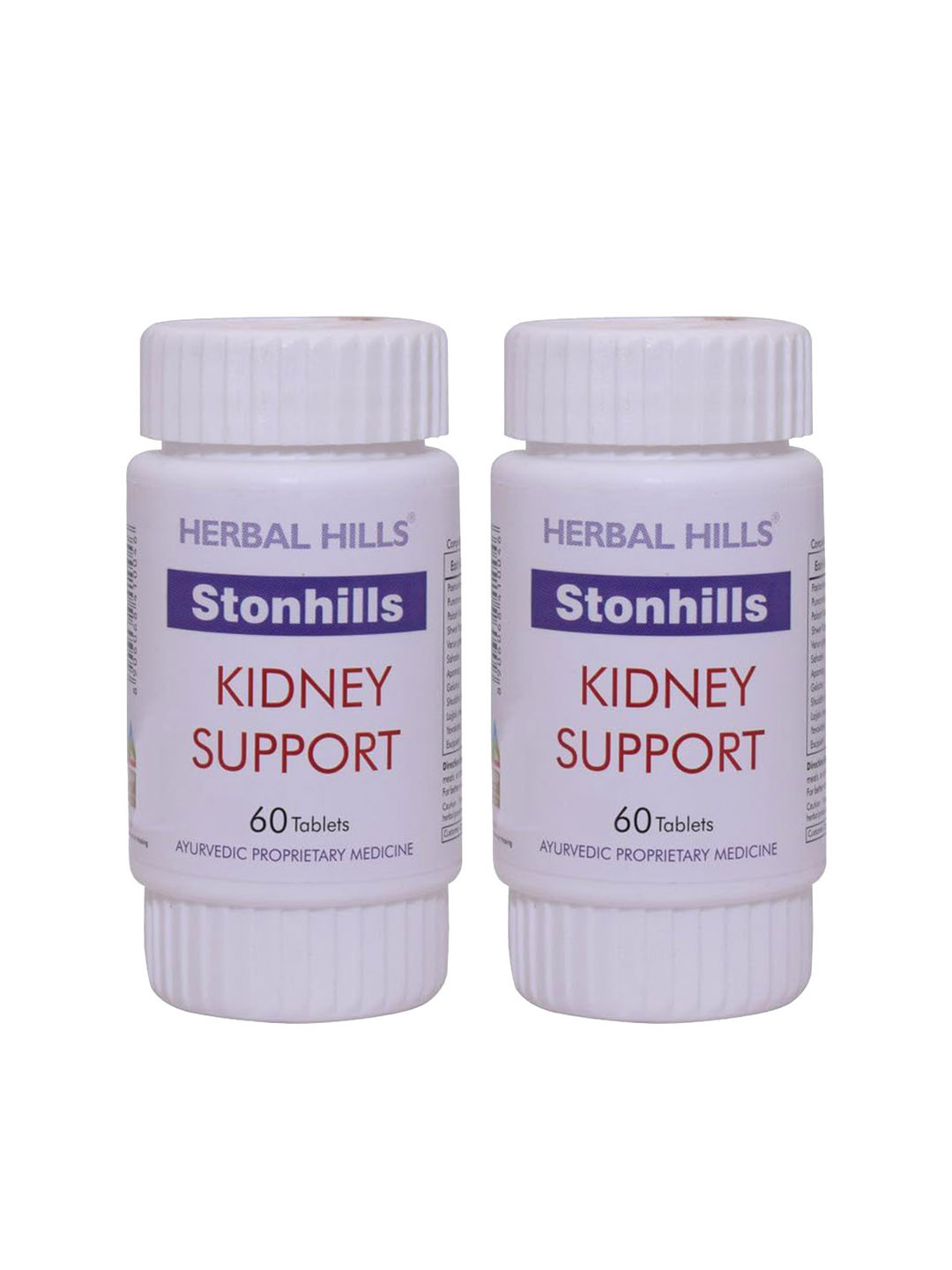 Herbal Hills Set Of 2 Stonhills Tablets - 60 Tablets Each