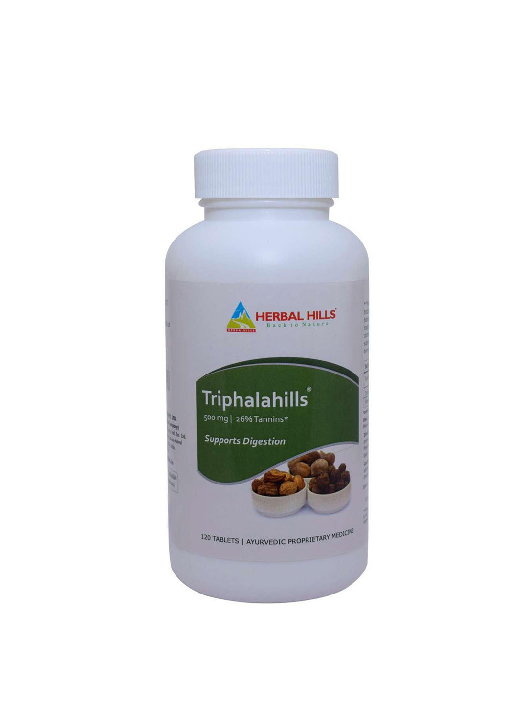 Herbal Hills Triphalahills Healthy Digestion Ayurvedic Tablets- 120 Tablets