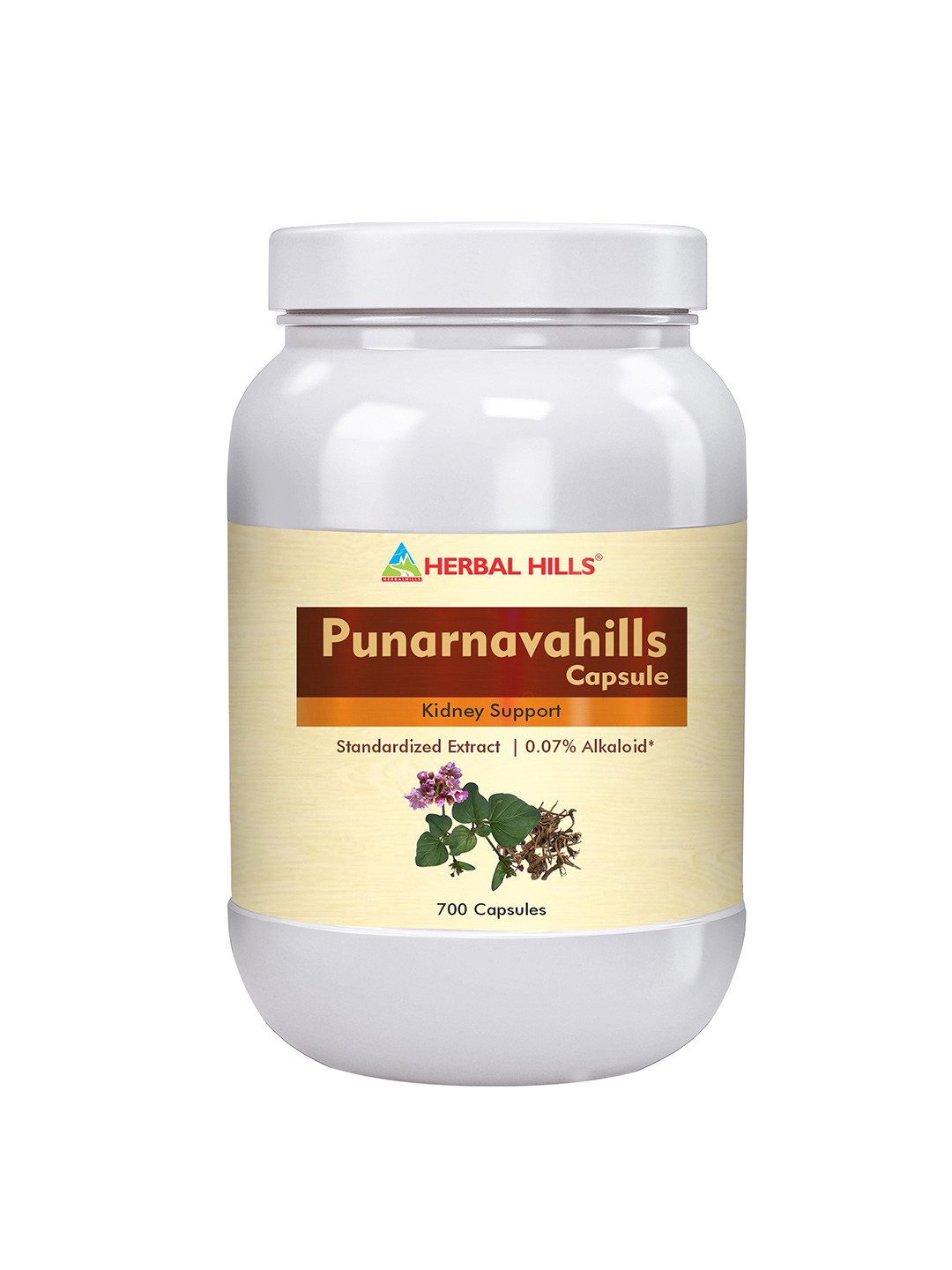 Herbal Hills Punarnava Punarnavahills Capsules- 700 Capsules