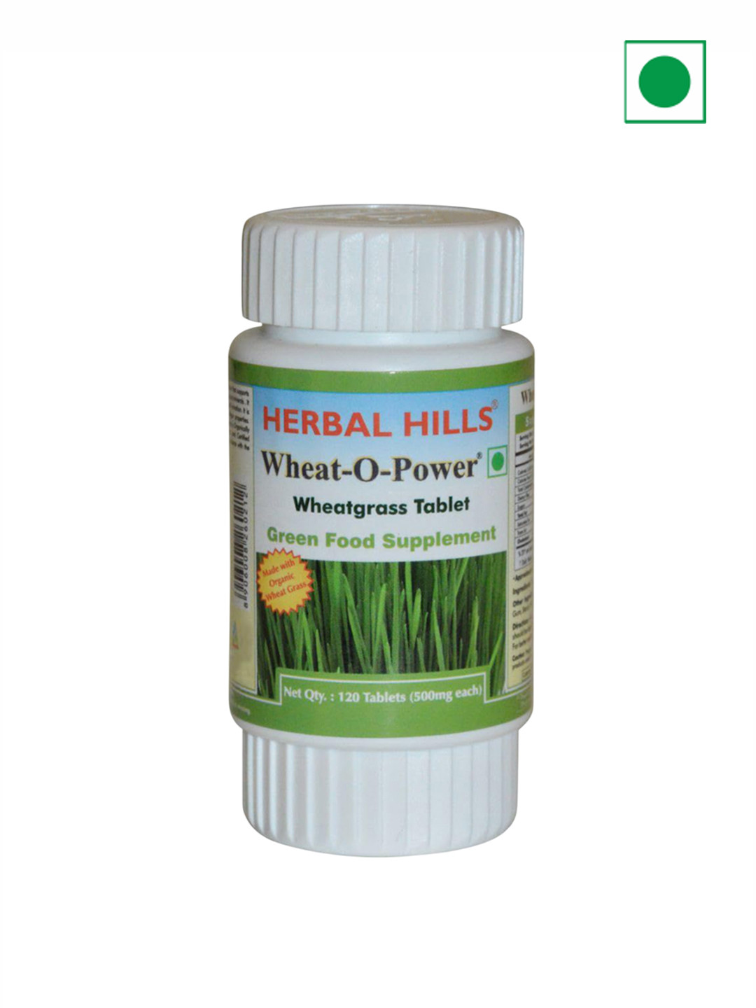 Herbal Hills Wheatgrass Tablets (120 Count Pack of 1)