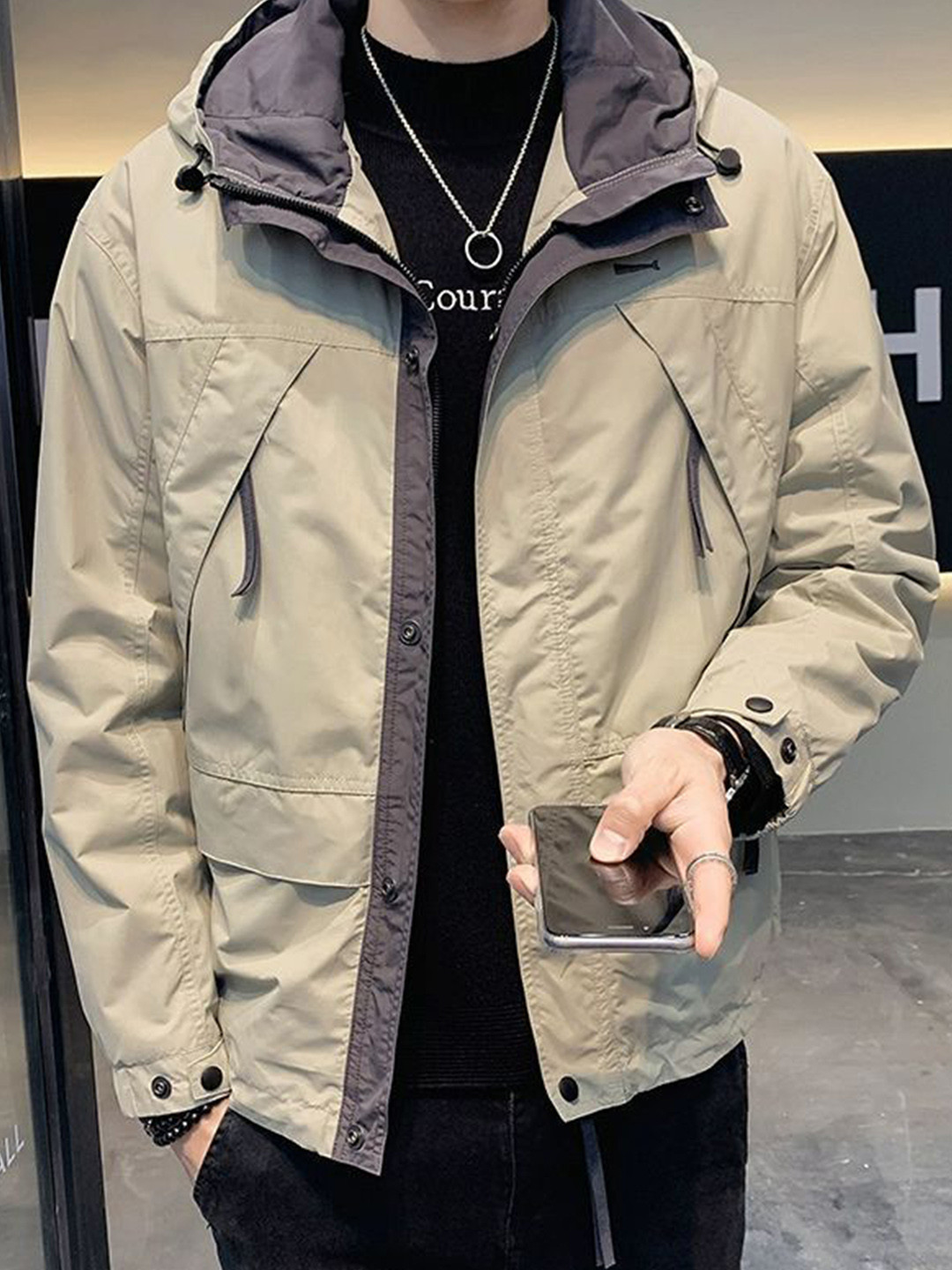 HERE&NOW Men without Crop Sporty Jacket