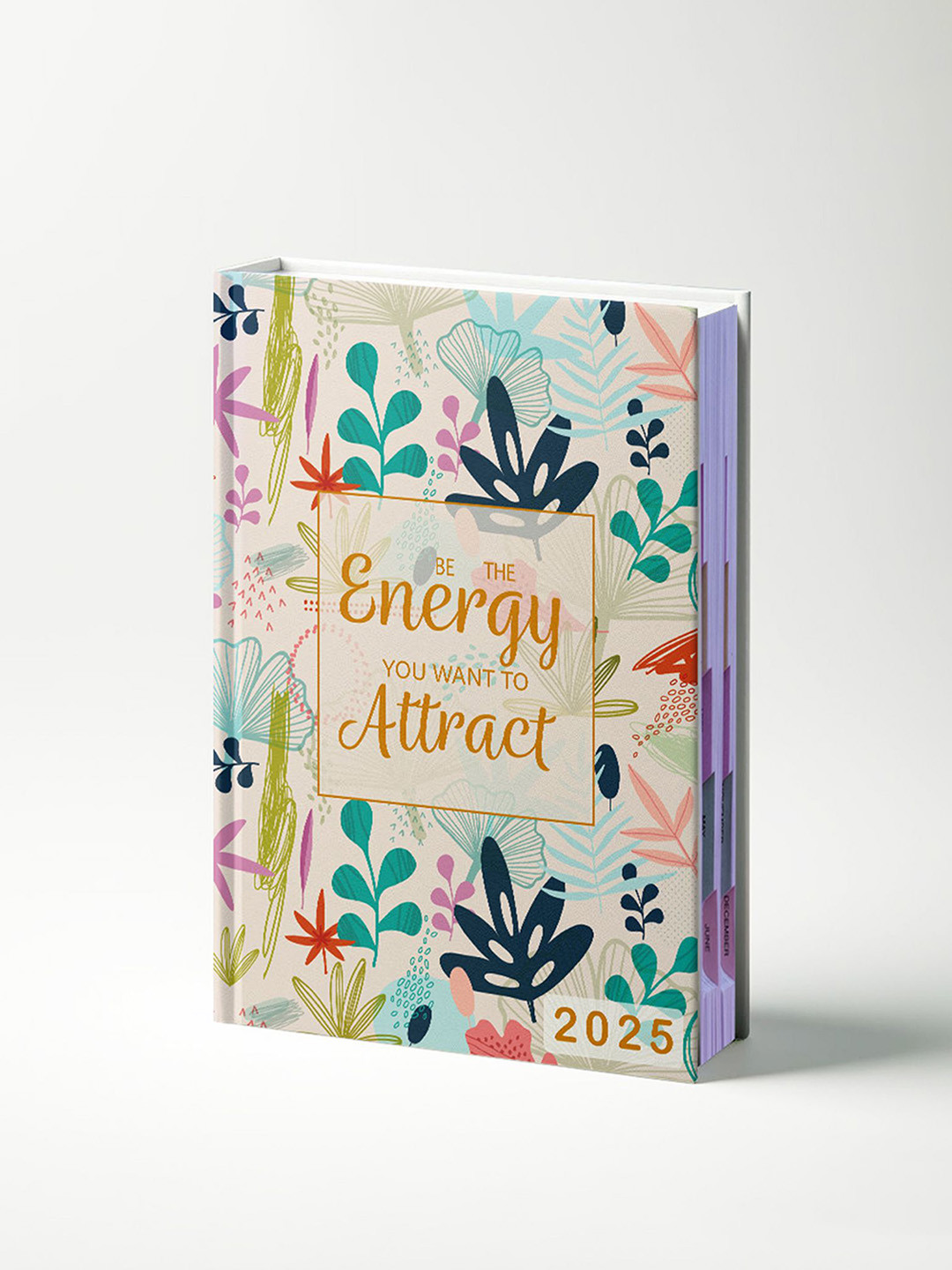 Kaameri Bazaar White & Blue Floral Printed Diary