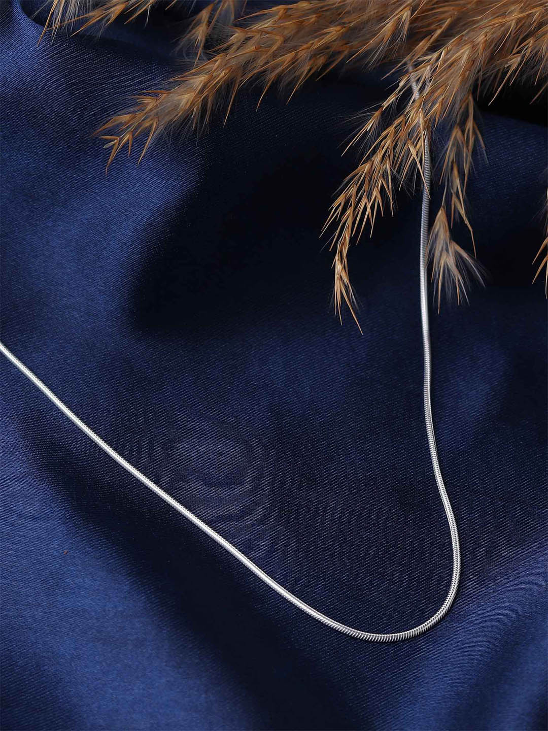 AKSHAT SAPPHIRE Men 92.5 Sterling Silver Chain