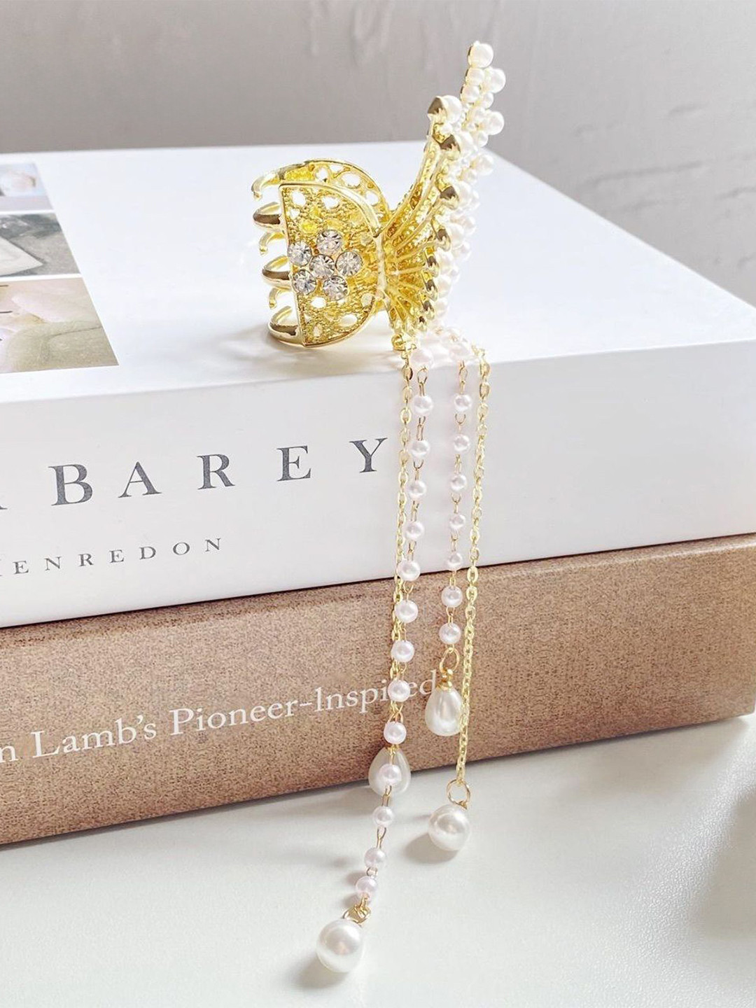 PolluxCraft Women Claw Butterfly Hair Clip