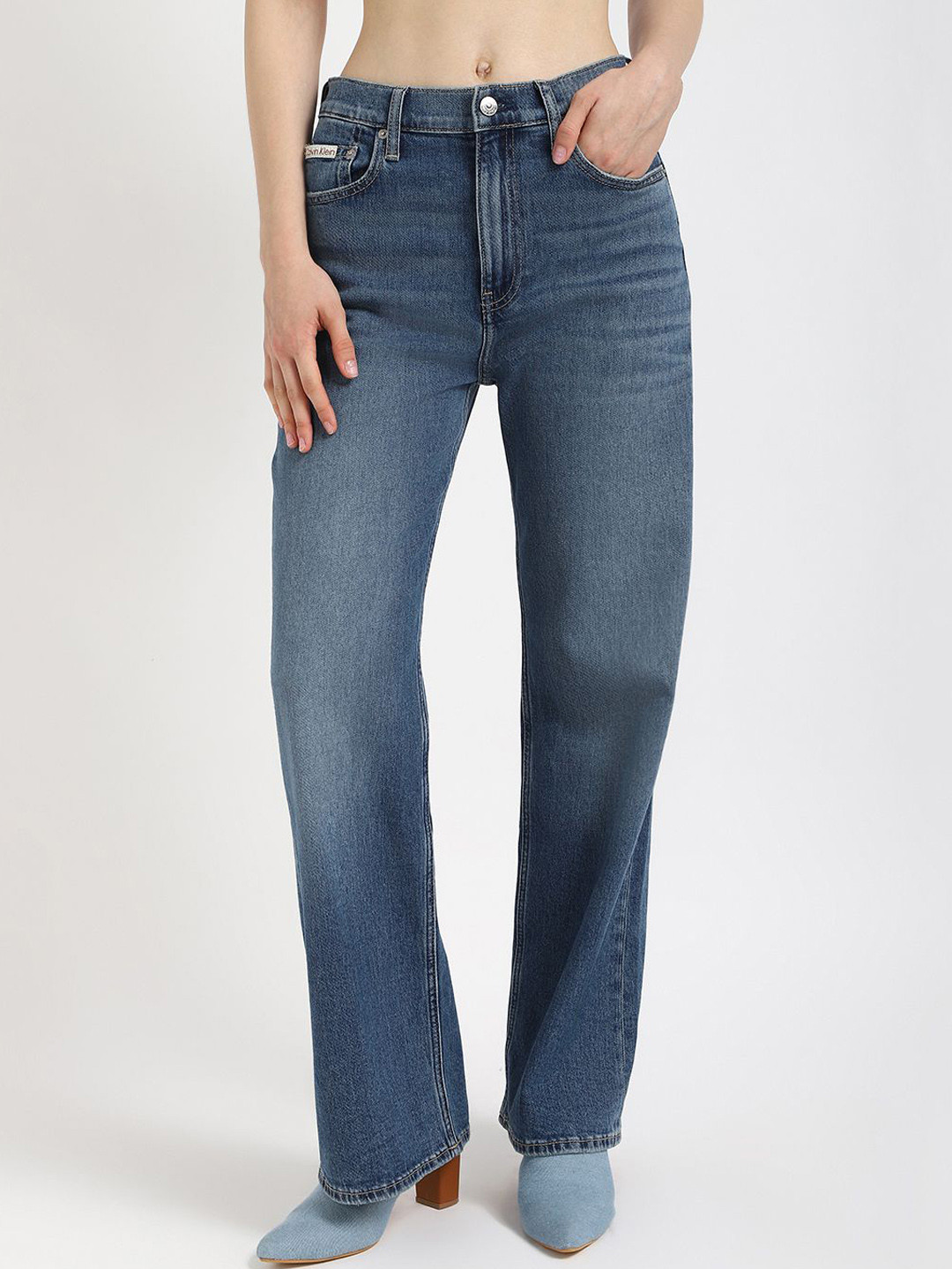 Calvin Klein Jeans Women Wide Leg Jeans