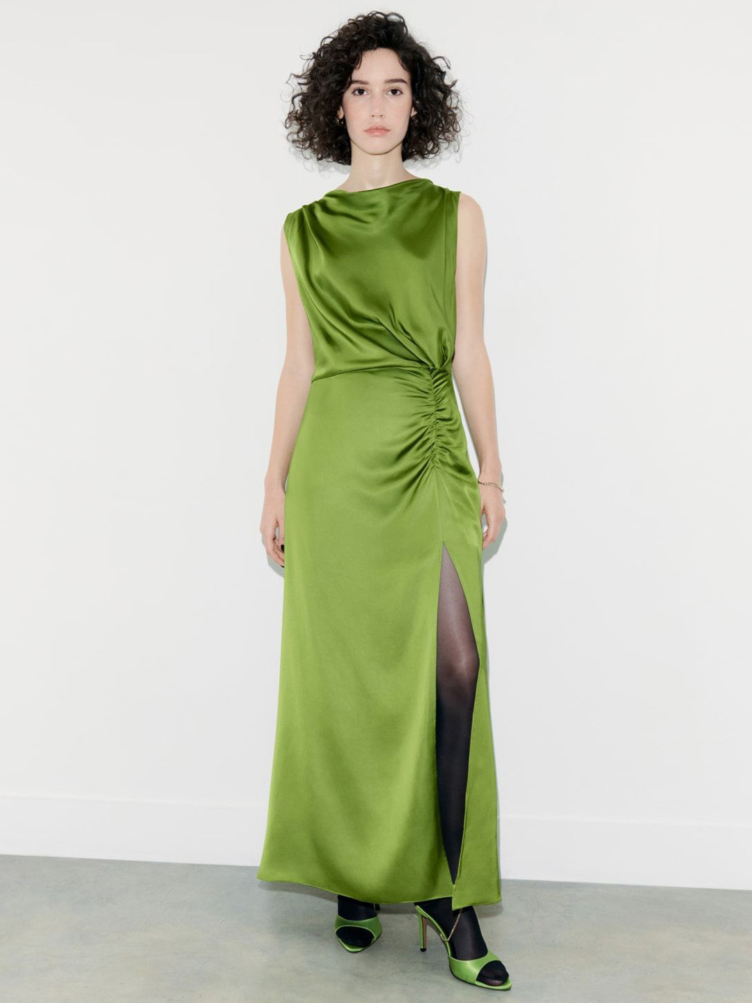 Marks & Spencer  Women Ruched-Detail Maxi Dress