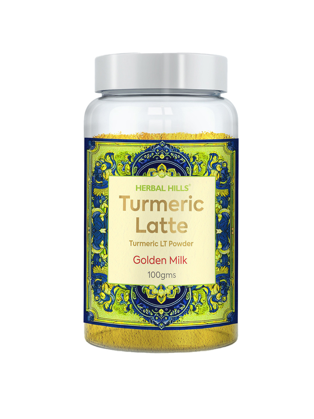 Herbal Hills Turmeric Latte 100 gm Haldi Milk powder Golden Milk Instant Mix, Turmeric Milk Instant Mix (100