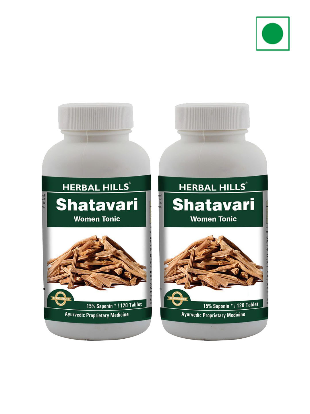 Herbal Hills Shatavari Tablets (Asparagus racemosus) (120 Tablets (Pack of 2))