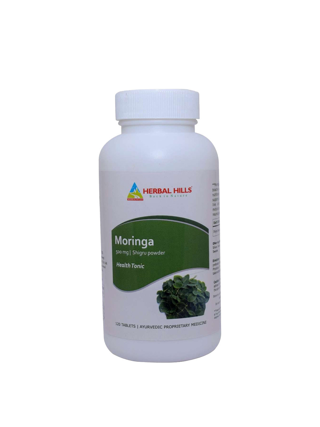 Herbal Hills Moringa Oliefera Tablets Moringa Tablet Moringa Leaf Tablet - (120 Tablets)