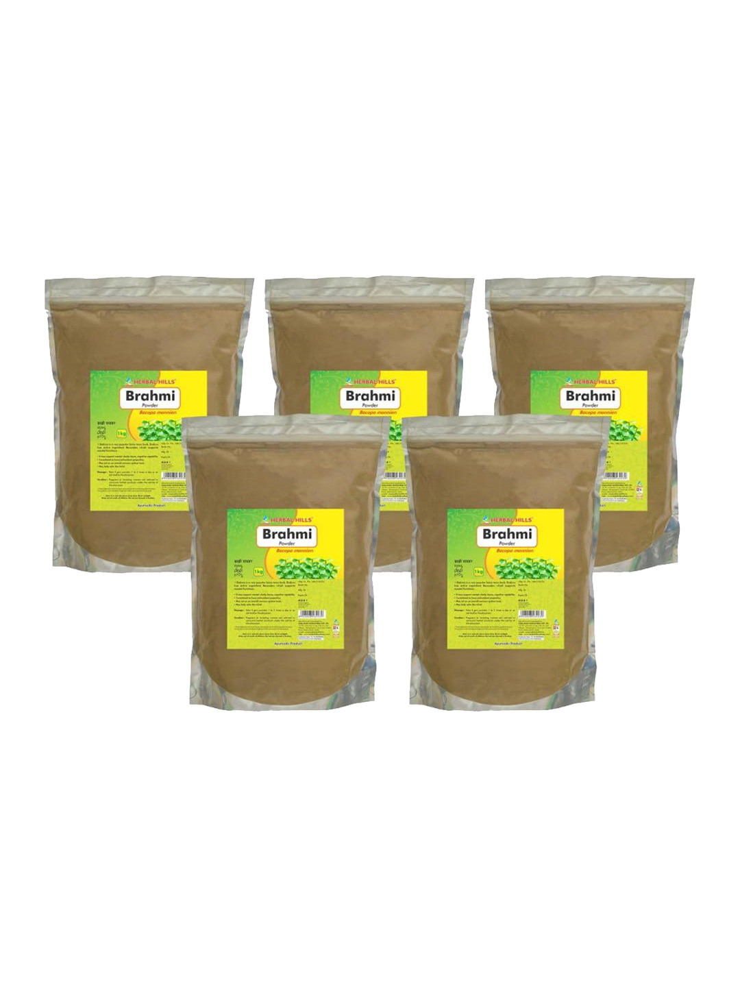 Herbal Hills Brahmi Powder (Brahmi Powder_PO5_1 Kg each)
