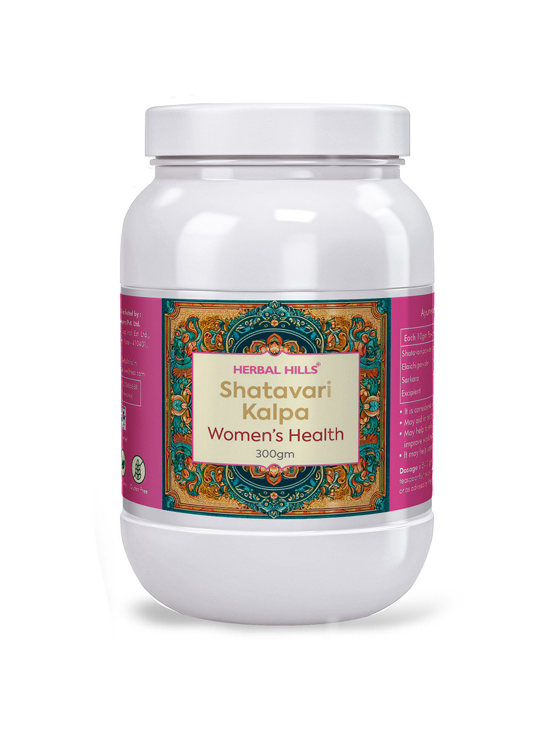 Herbal Hills Shatavari Kalp 300 gms For Women Natural Elaichi Flavor (300 Gram Pack of 4)