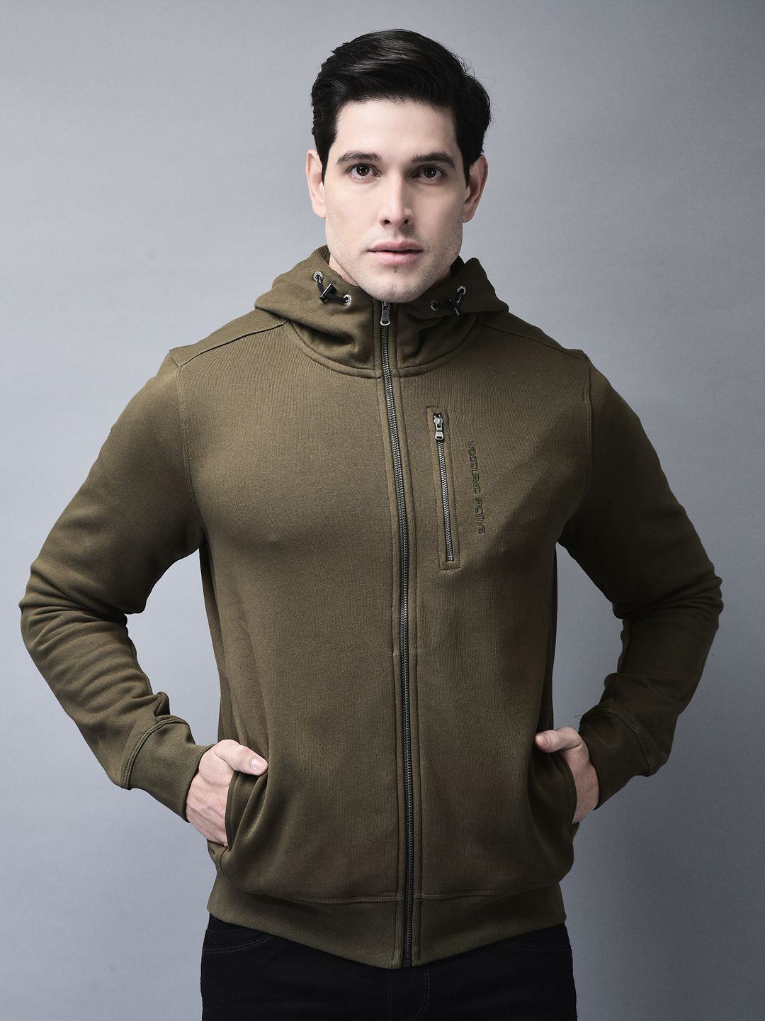Woodland Men Long Sleeves Ribbed Sweatshirt
