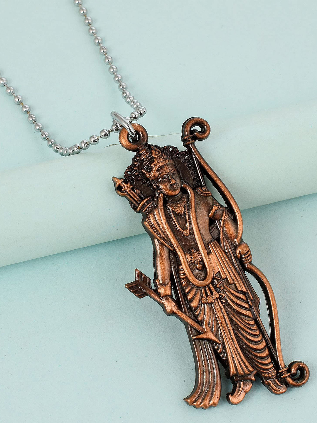 MEMOIR Men Brass-Plated Pendant With Chain