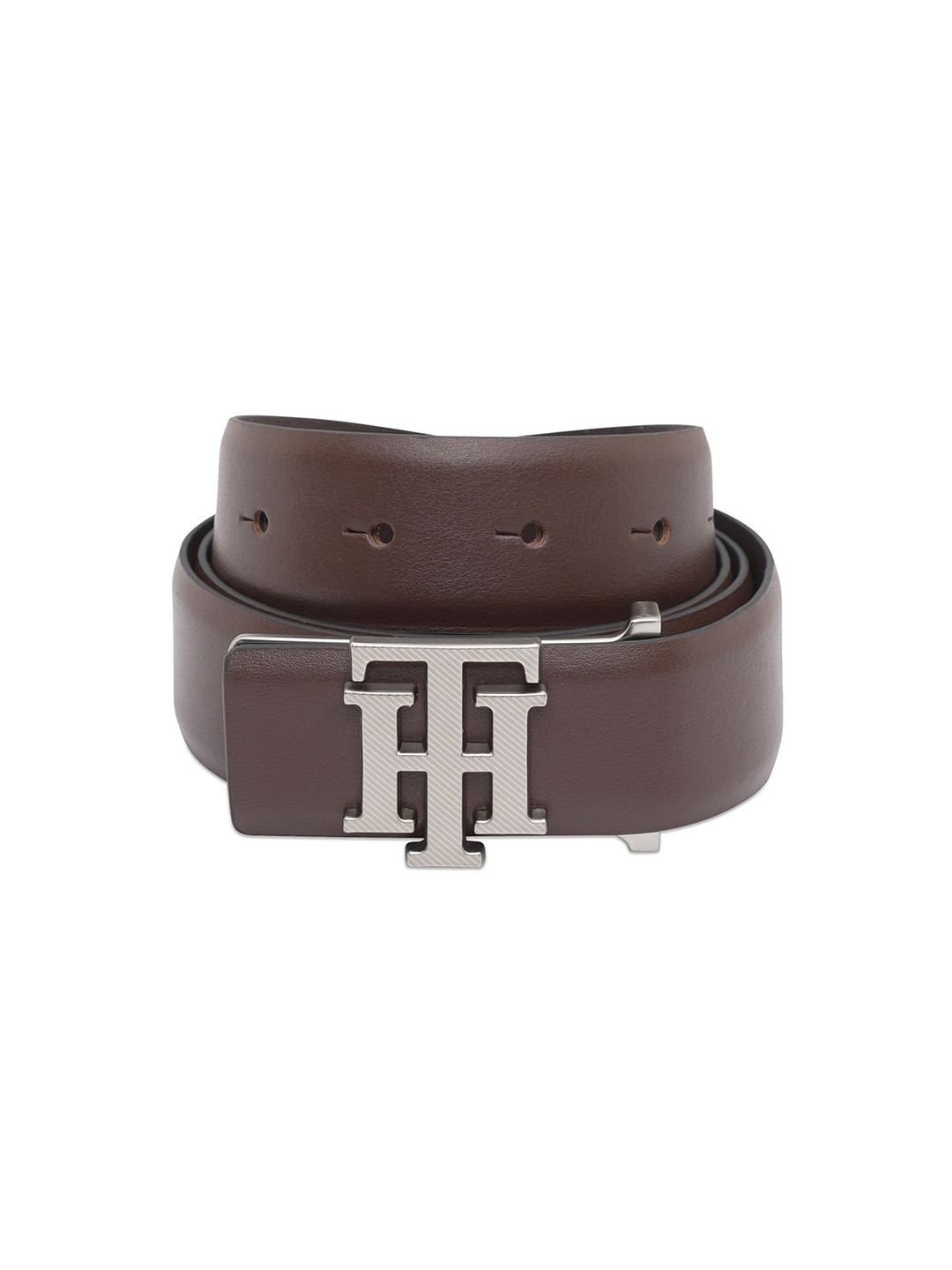 Tommy Hilfiger Men Leather Push Pin Parham Casual 80Cm Belt