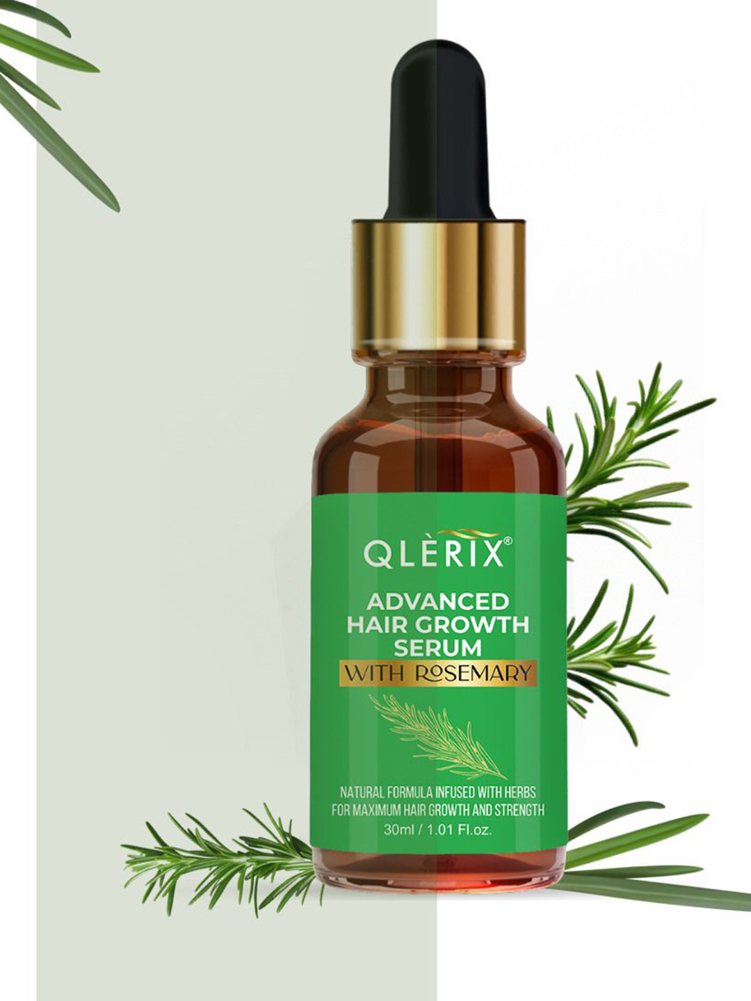 QLERIX Advanced Hair Growth Serum With Rosemary - 30 ml