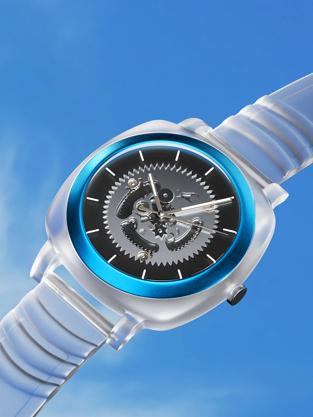 Fastrack Unisex Bare Aluminium Quartz Anthacite Dial Analogue Watch 3312PP03