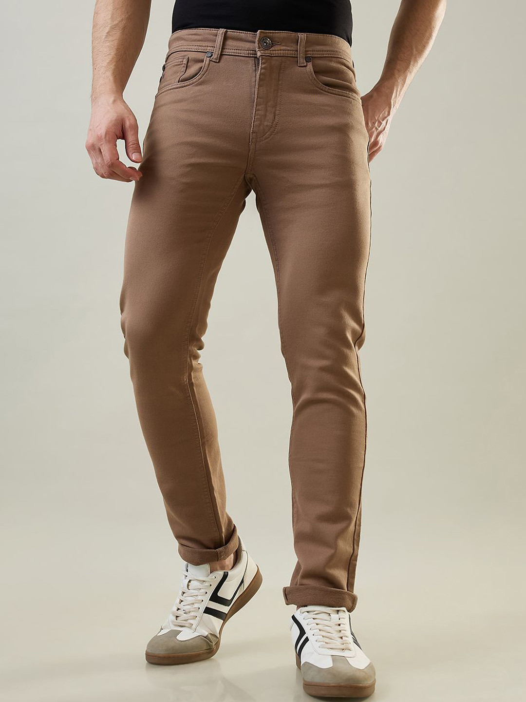 TIM PARIS Men Slim Fit No Fade Stretchable Jeans